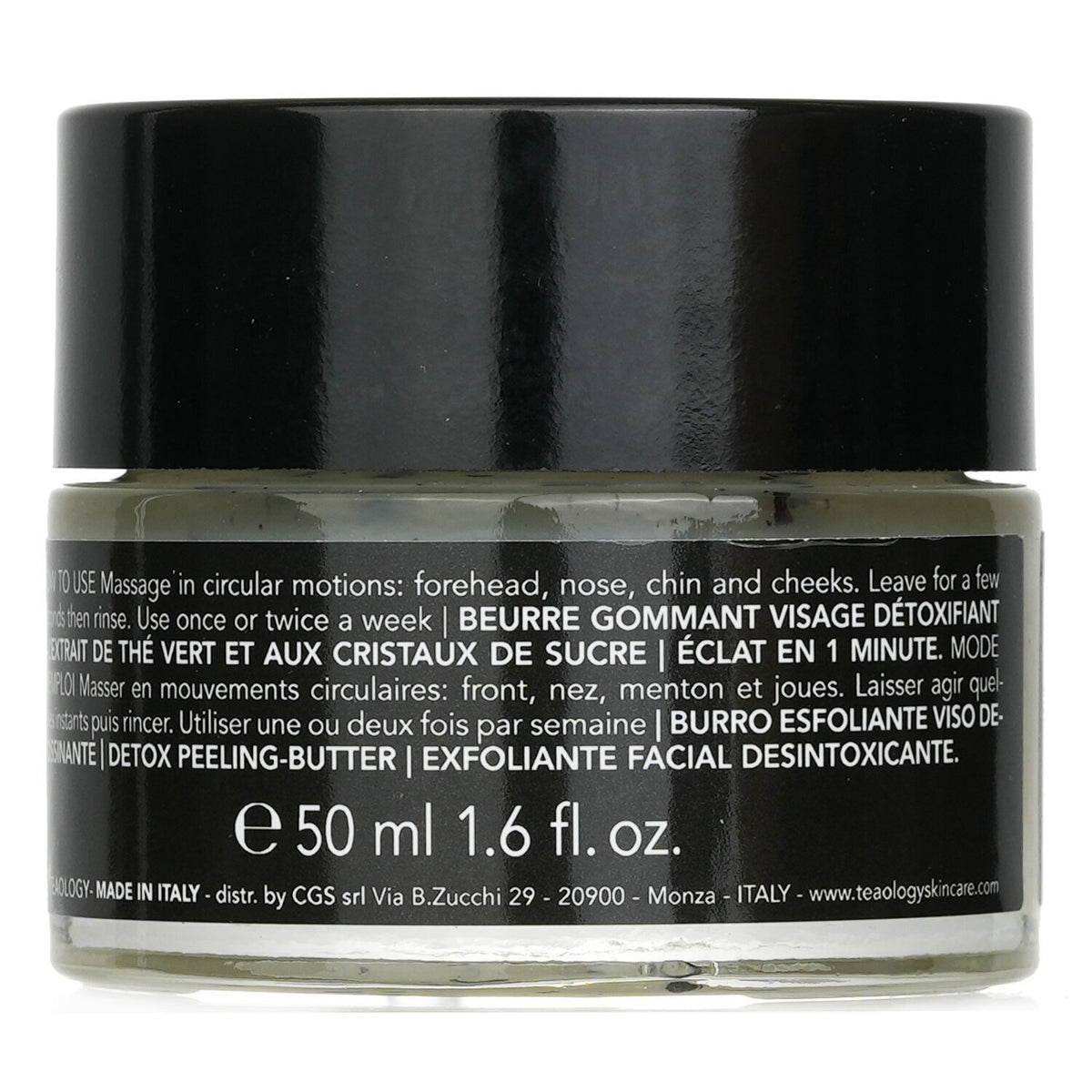 Teaology - Green Tea Detox Face Scrub - 50ml/1.6oz