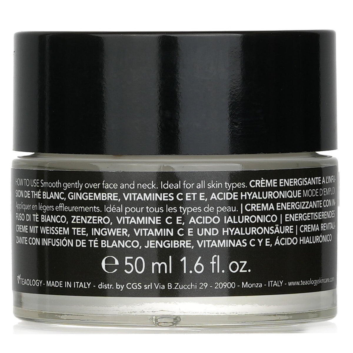 Teaology - Ginger Tea Energizing Aqua Cream - 50ml/1.6oz