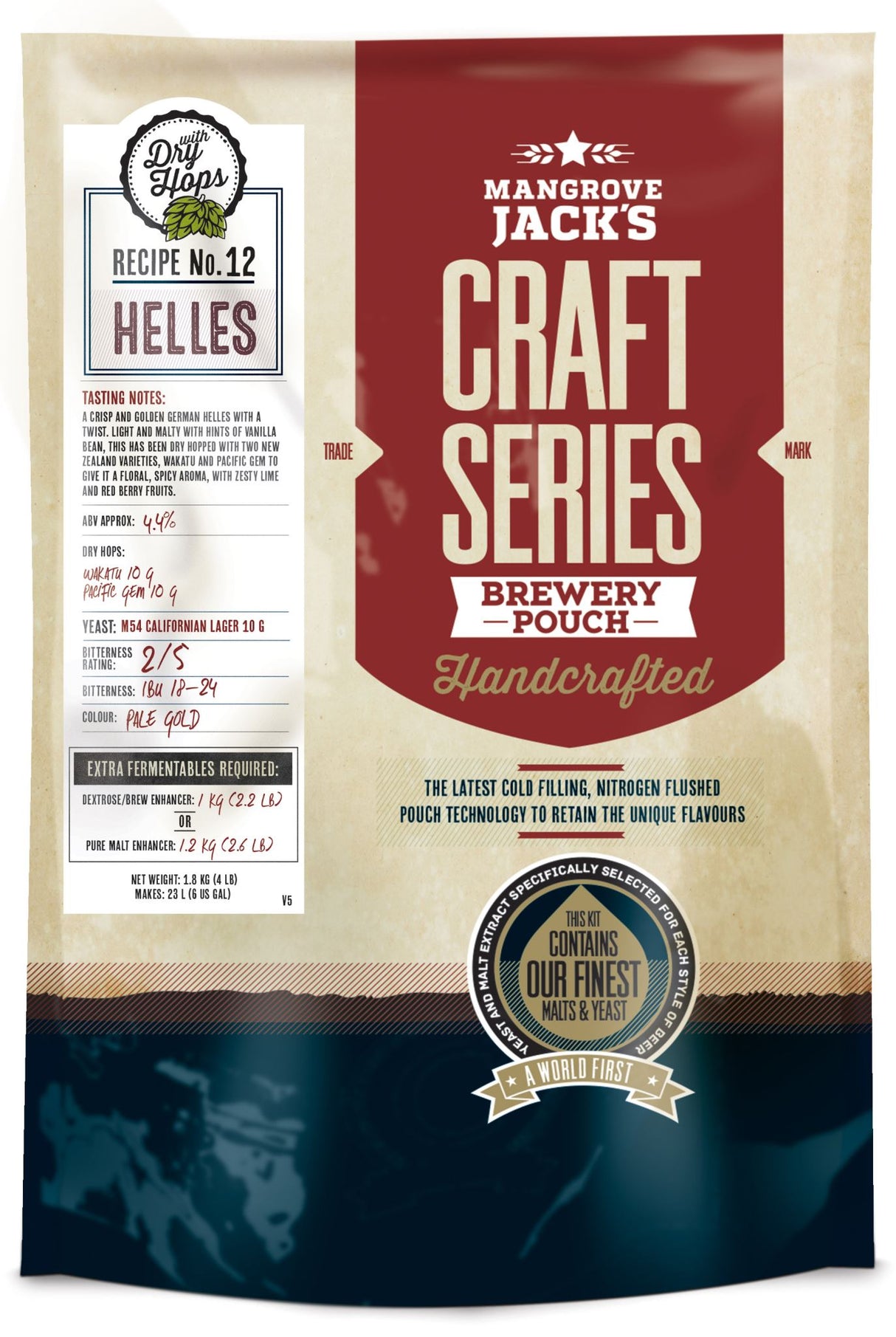 Mangrove Jack's CS Helles Lager 1.8kg