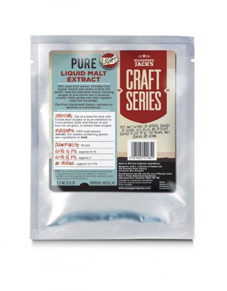 1.2 kg Mangrove Jack's  Pure Liquid Malt Extract - Light