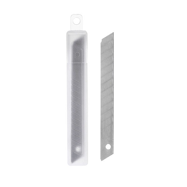 Durable 9mm replacement blades by Celco, ultra-sharp for precise cutting through various materials, pack of 6.
