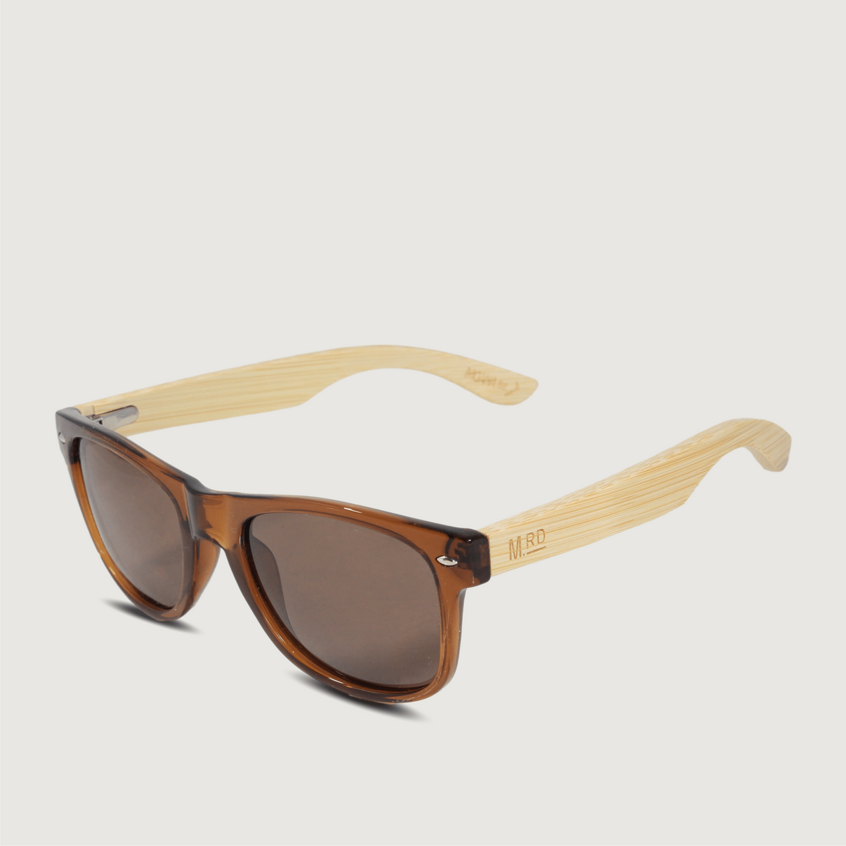 Moana Road - Wooden Arms Sunglasses - 50/50s - Brown w/ Wooden Arms