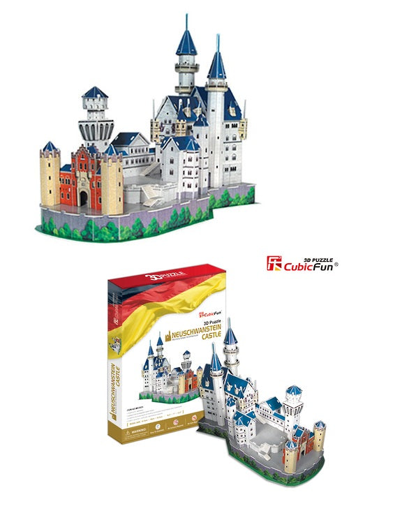 Neuschwanstein Castle - 3D Puzzle