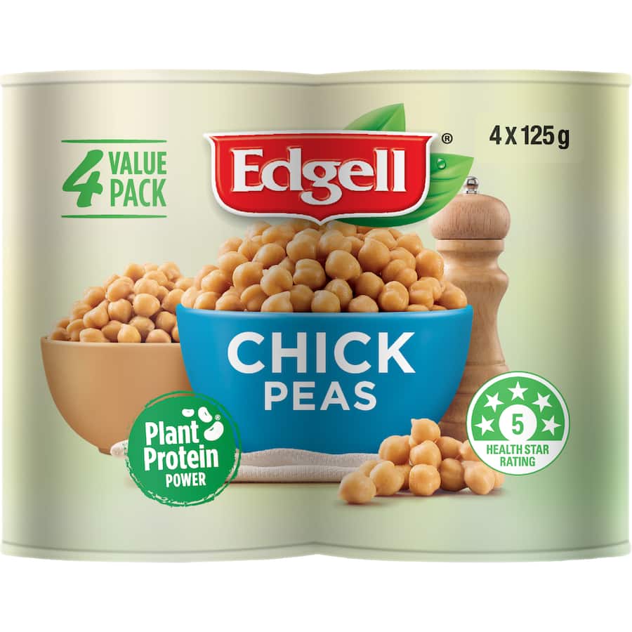 Edgell Chick Peas 4 pack 500g