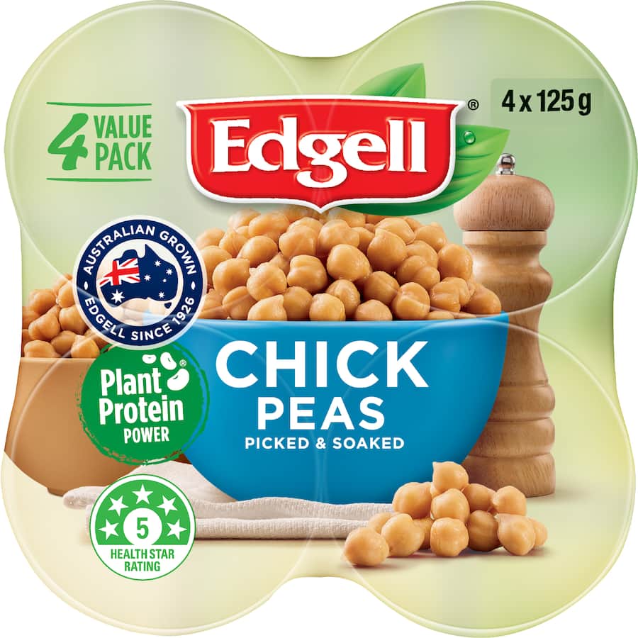 Edgell Chick Peas 4 pack 500g