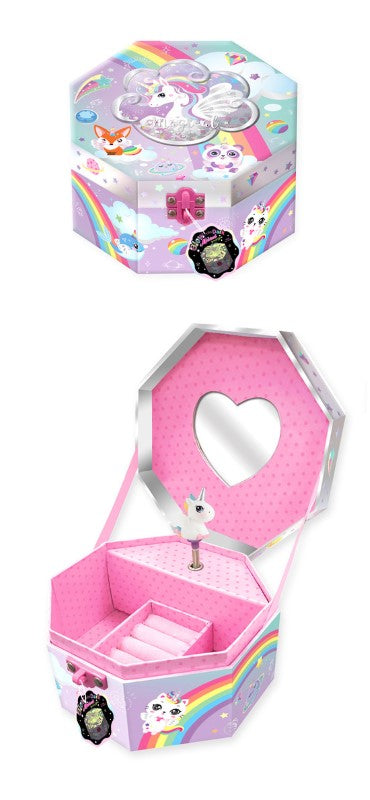 Unicorn Musical Jewellery Box with Figurine