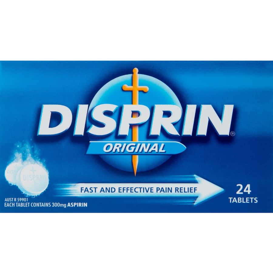 Disprin Aspirin Soluable Regular 24pack