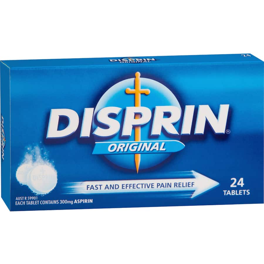 Disprin Aspirin Soluable Regular 24pack