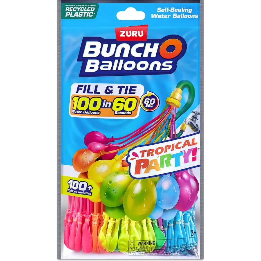 Zuru Bunch O Balloons Water Balloons Tropical Party 3pack