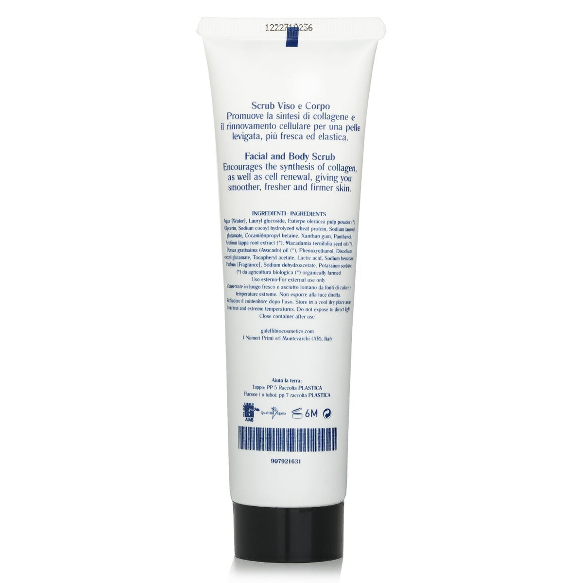I Numeri Primi - N.37 Facial and Body Scrub - 100ml/3.38oz