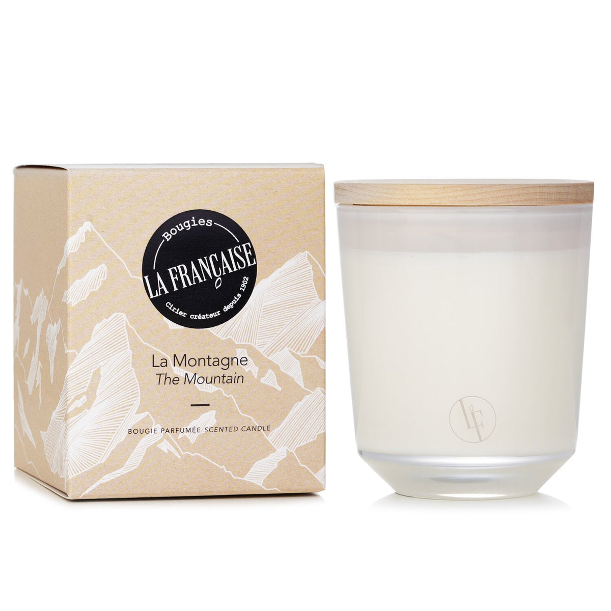 Bougies la Francaise - Vegetable Wax The Mountain Scented Candle - 200g/7.05oz