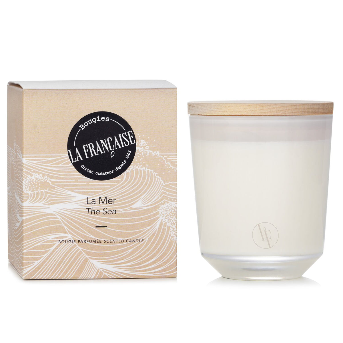 Bougies la Francaise - Vegetable Wax The Sea Scented Candle - 200g/7.05oz