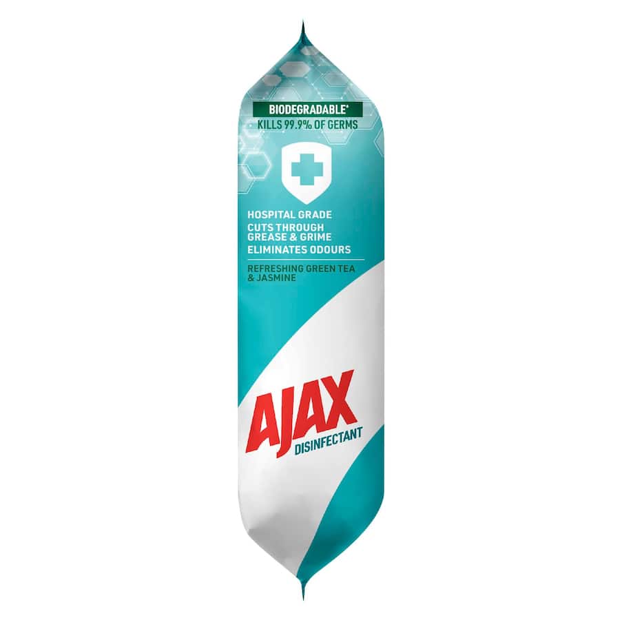 Ajax Disinfectant Cleaning Wipes Green Tea & Jasmine 110pack
