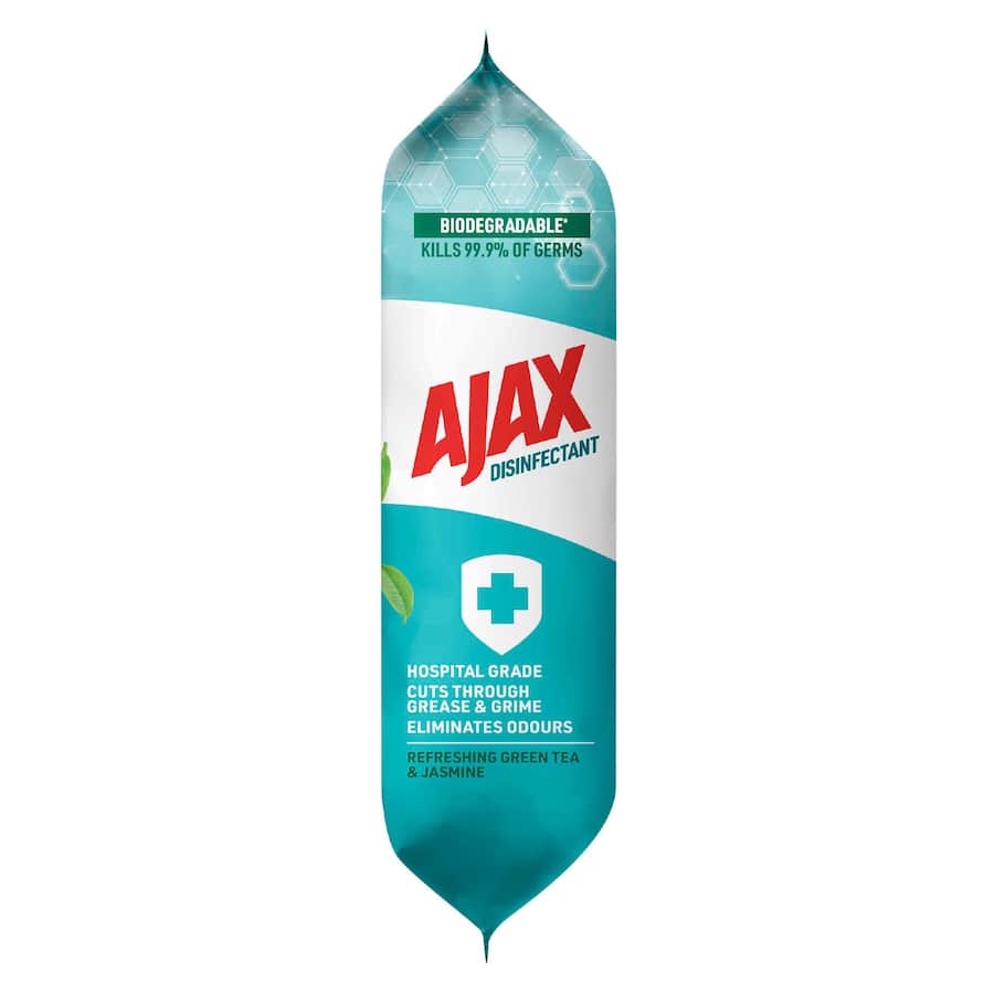 Ajax Disinfectant Cleaning Wipes Green Tea & Jasmine 110pack