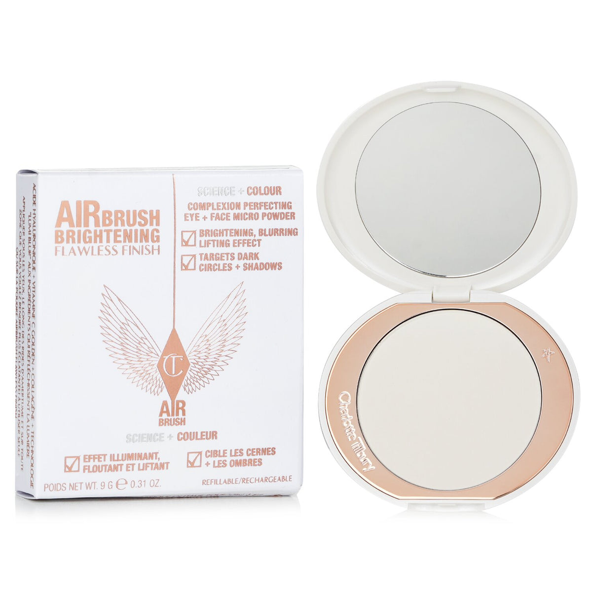 Charlotte Tilbury - Airbrush Brightening Flawless Finish Powder - # Fair Medium