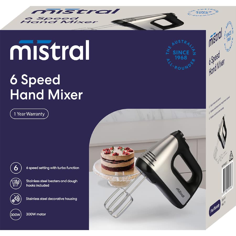 Mistral Hand Mixer 6 Speed