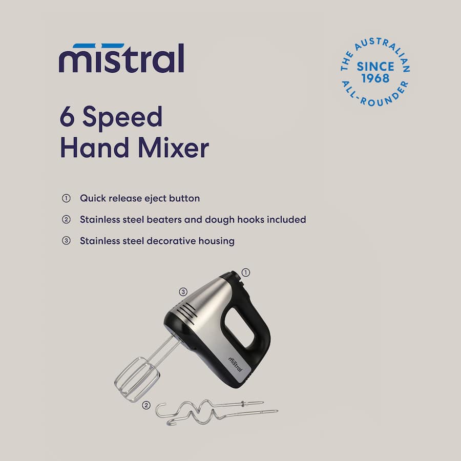 Mistral Hand Mixer 6 Speed