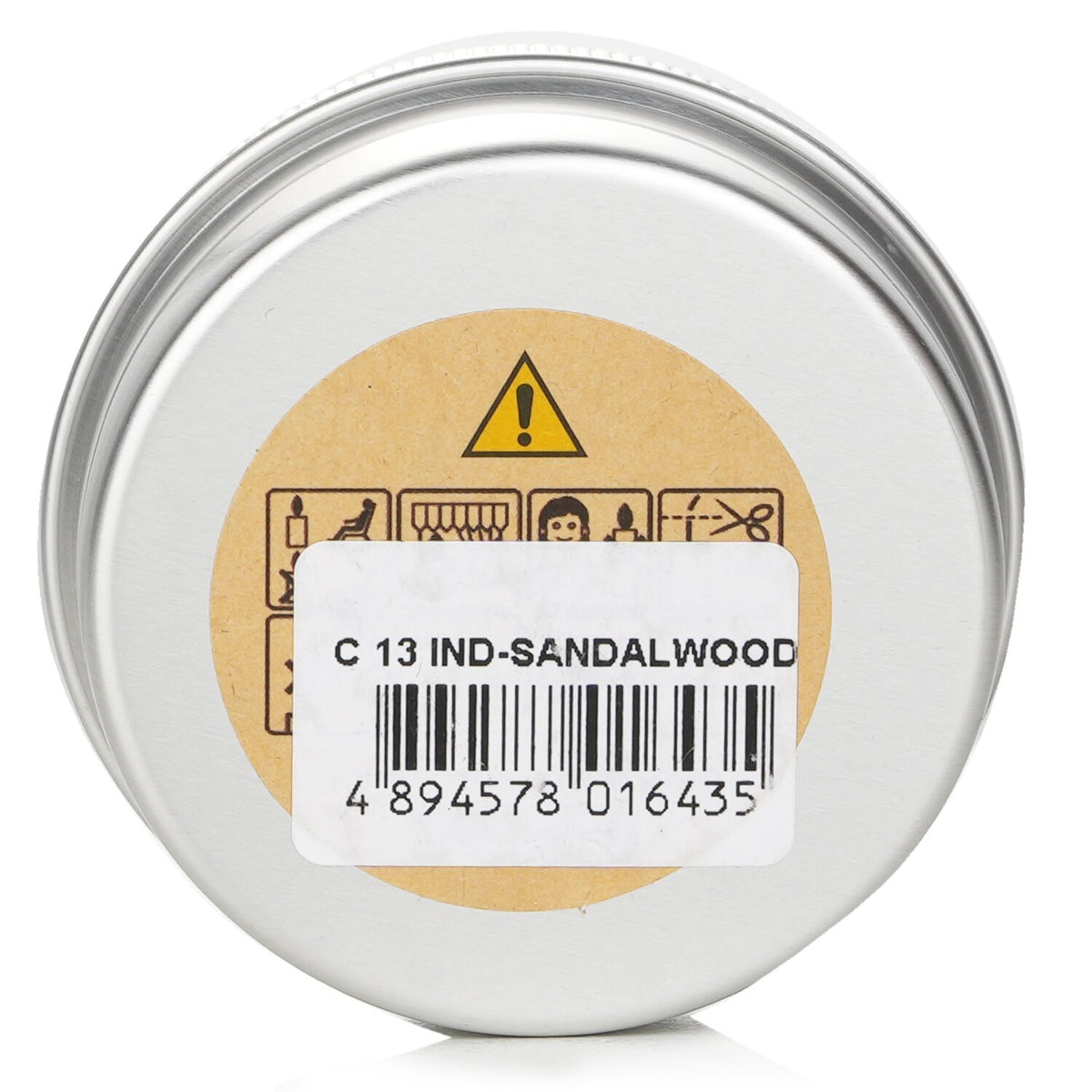 Carroll & Chan - 100% Beeswax Mini Tin Candle - # Indian Sandalwood (Sandalwood,