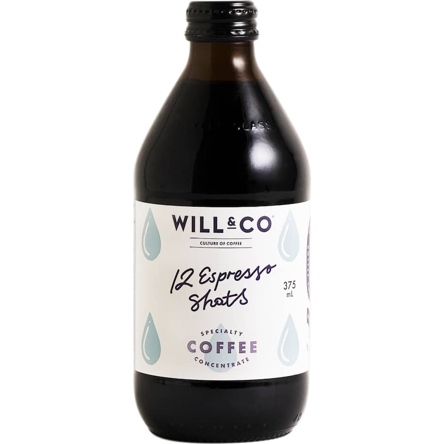 Will & Co Coffee Concentrate 12 Espresso Shots 375mL