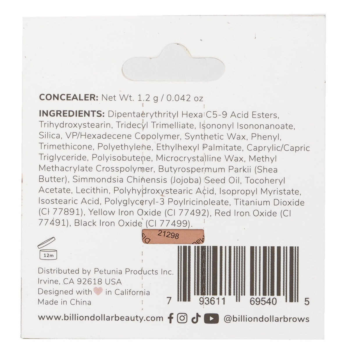 Billion Dollar Brows - Concealer - # Light - 1.2g/0.042oz