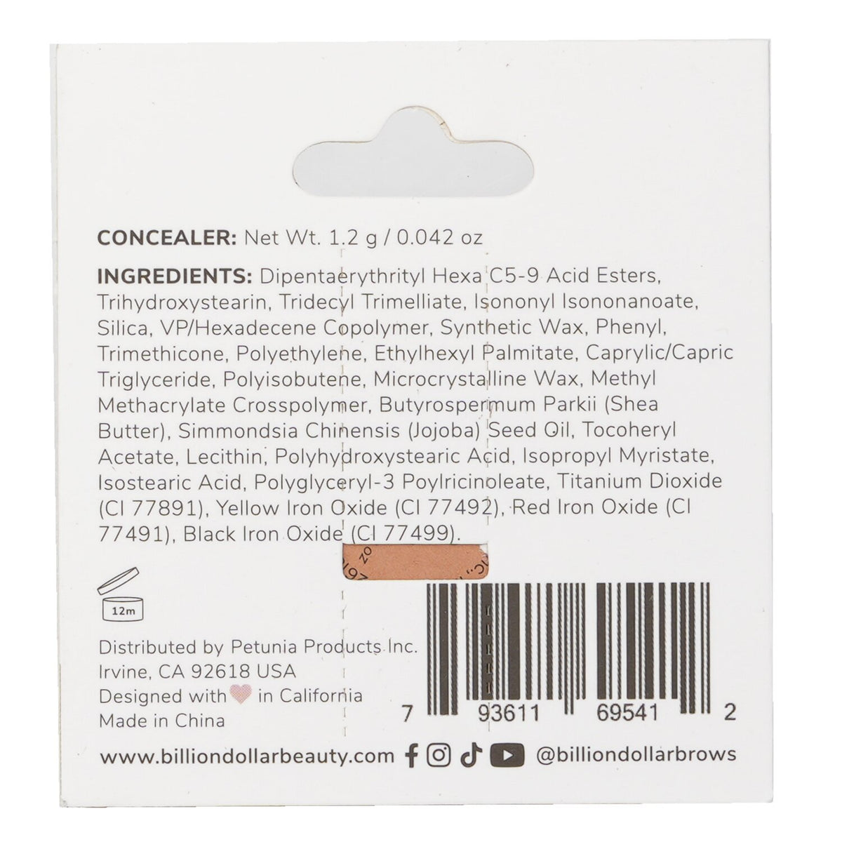 Billion Dollar Brows - Concealer - # Medium - 1.2g/0.042oz