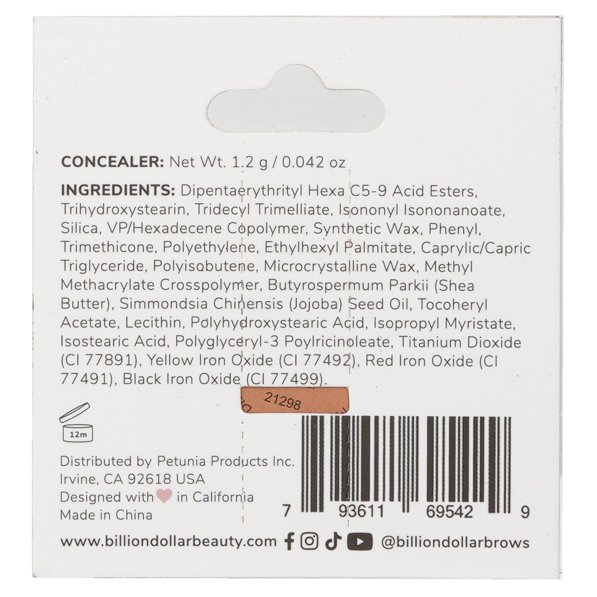 Billion Dollar Brows - Concealer - # Rich - 1.2g/0.042oz