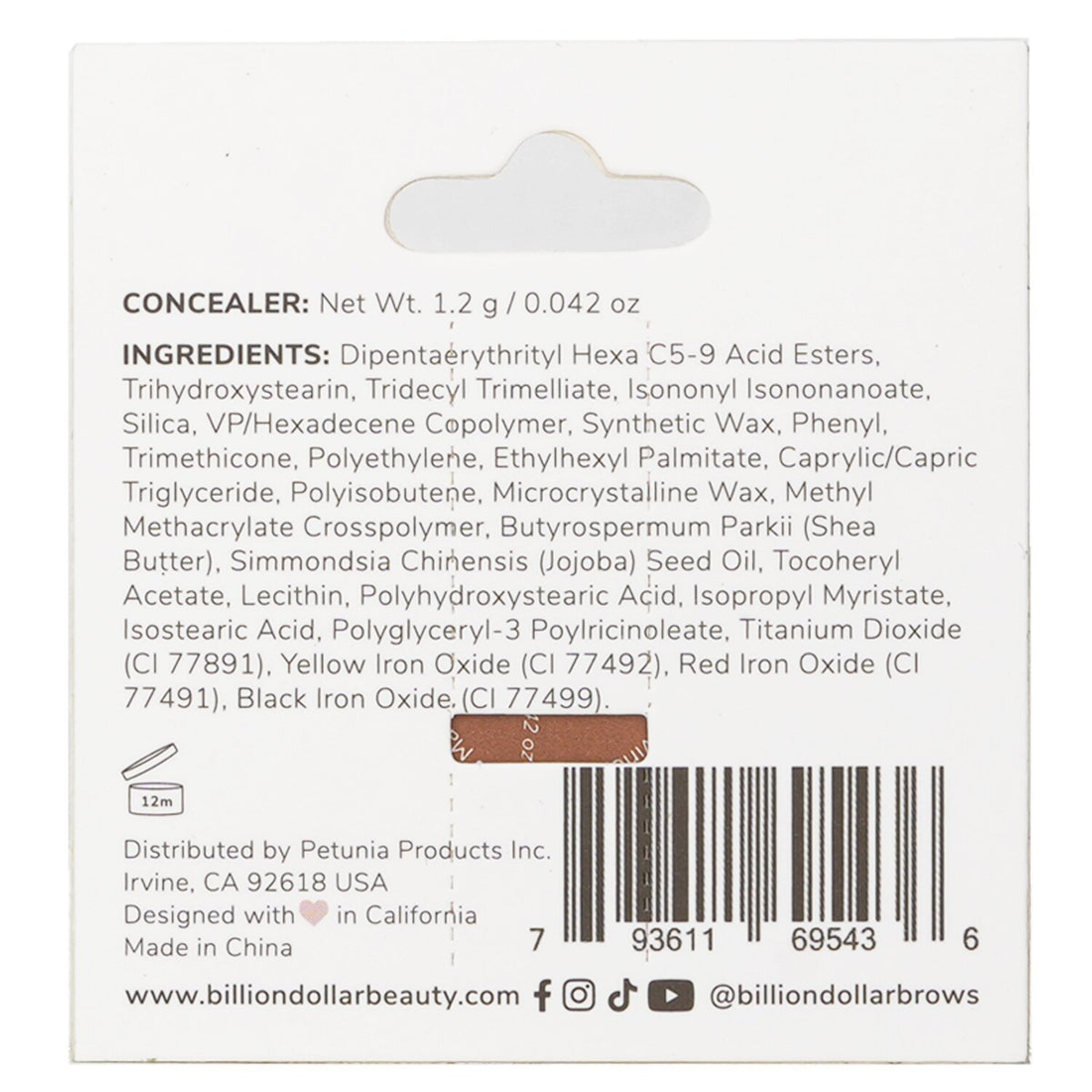 Billion Dollar Brows - Concealer - # Deep - 1.2g/0.042oz