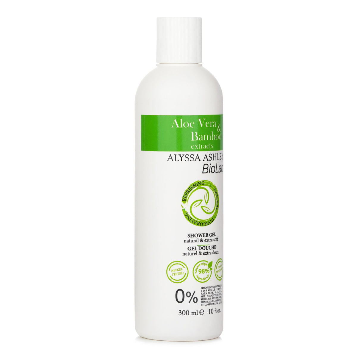Alyssa Ashley - Biolab Aloe Vera & Bamboo Shower Gel - 300ml/10oz