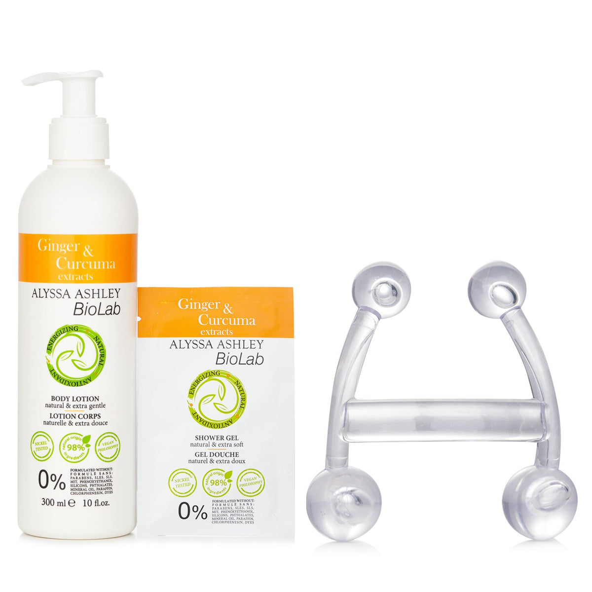 Alyssa Ashley - Biolab Ginger & Curcuma Extract Body Lotion + Shower Gel + Massa
