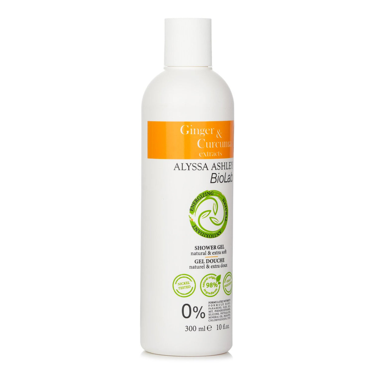 Alyssa Ashley - Biolab Ginger & Curcuma Shower Gel - 300ml/10oz