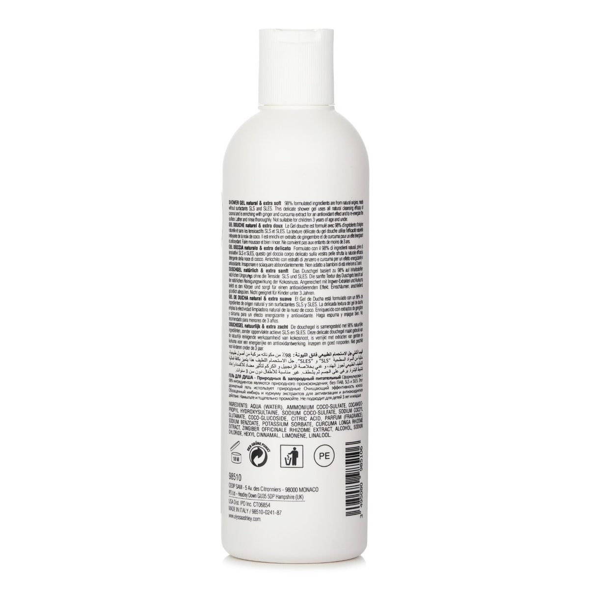 Alyssa Ashley - Biolab Ginger & Curcuma Shower Gel - 300ml/10oz