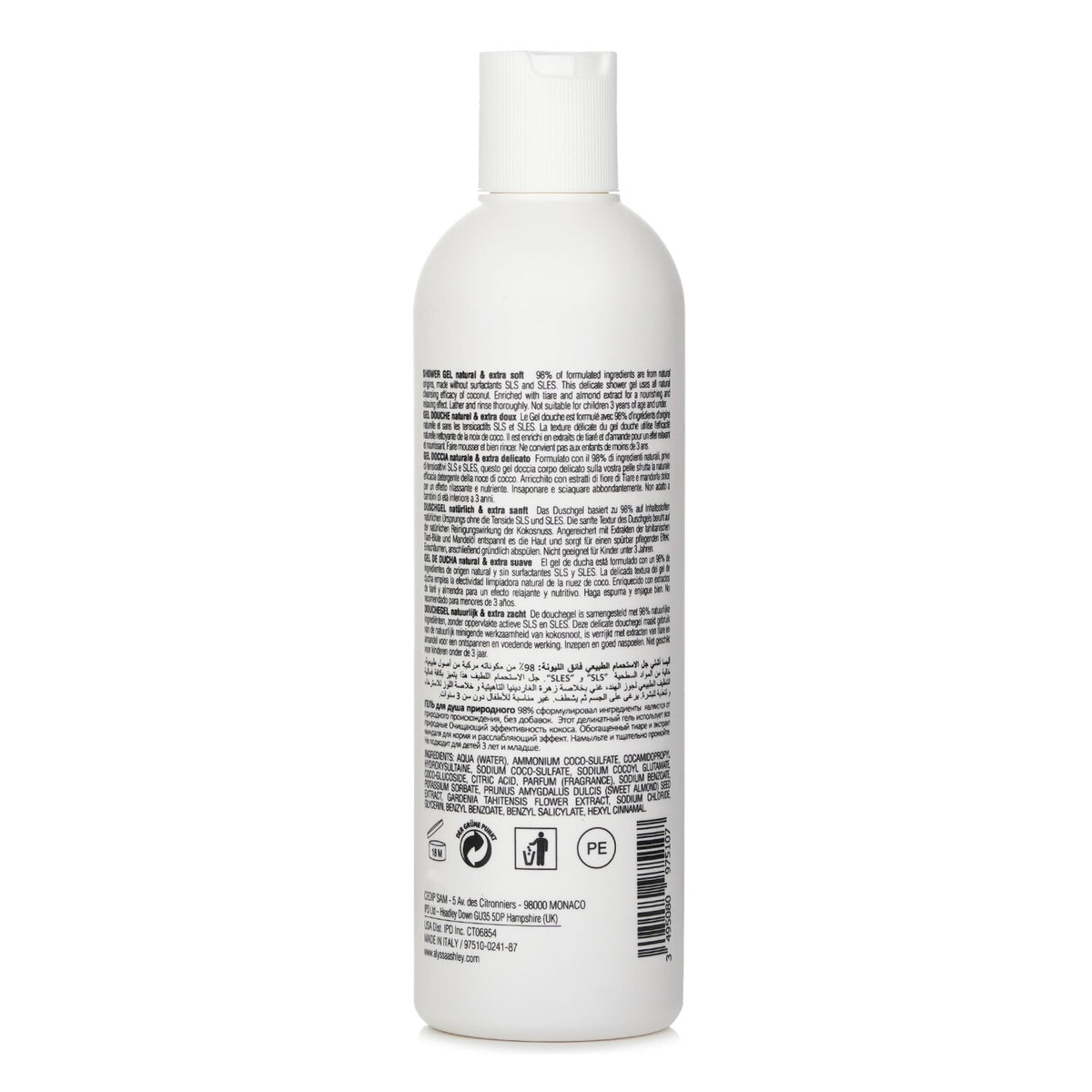 Alyssa Ashley - Biolab Tiarďż˝ & Almond Shower Gel - 300ml/10oz