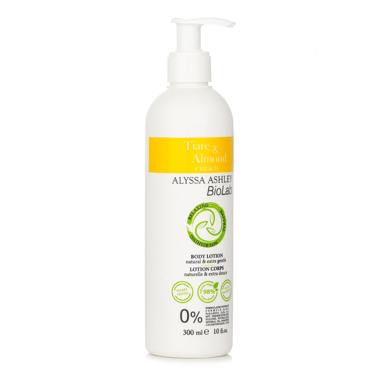 Alyssa Ashley - Biolab Tiarďż˝ & Almond Body Lotion - 300ml/10oz