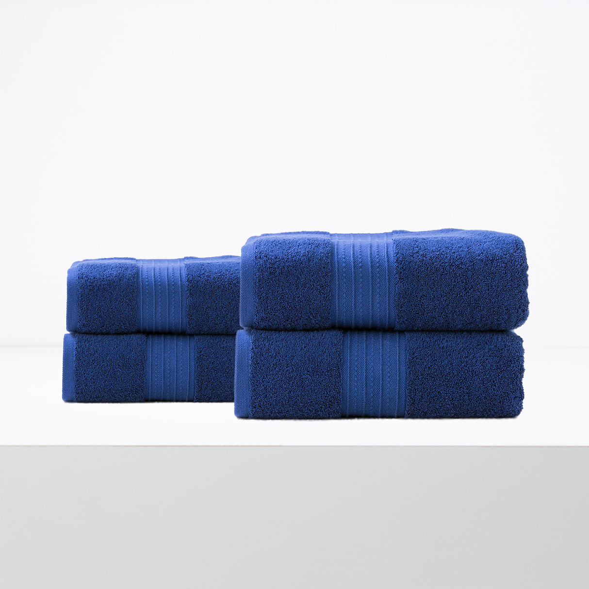 Renee Taylor Brentwood 650 GSM Low Twist 4 Pack Bath Sheet Royal