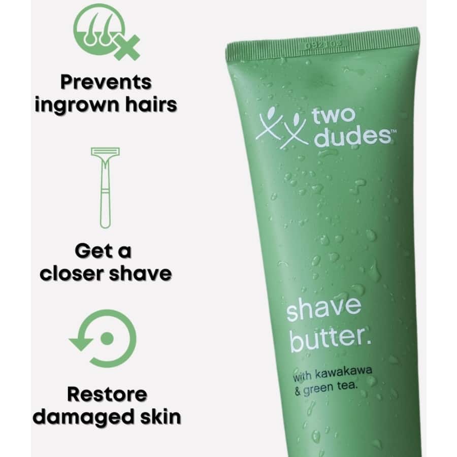 Two Dudes Shave Butter With Kawakawa & Green Tea 130mL