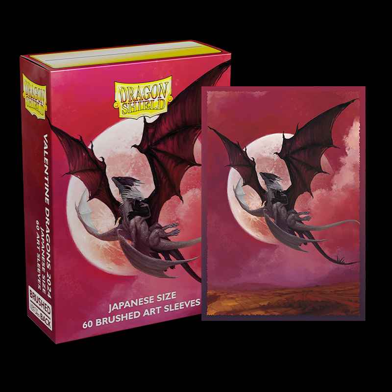 Dragon Shield: Japanese Size Sleeves - Brushed Art - Valentine 2024