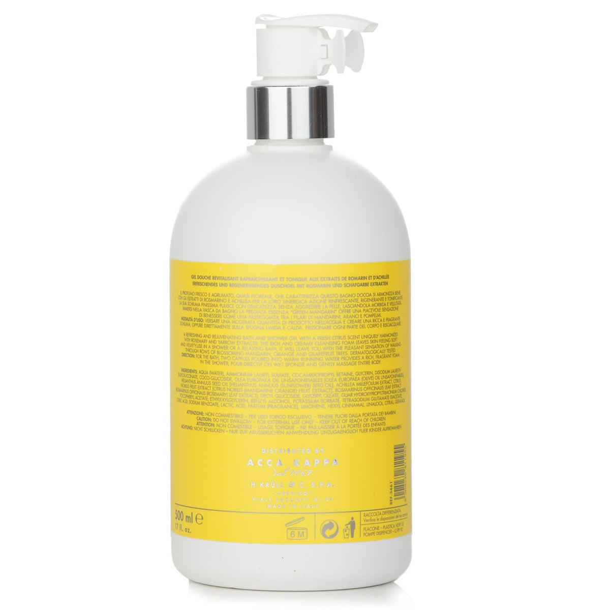 Acca Kappa - Green Mandarin Bath & Shower Gel - 500ml/17oz
