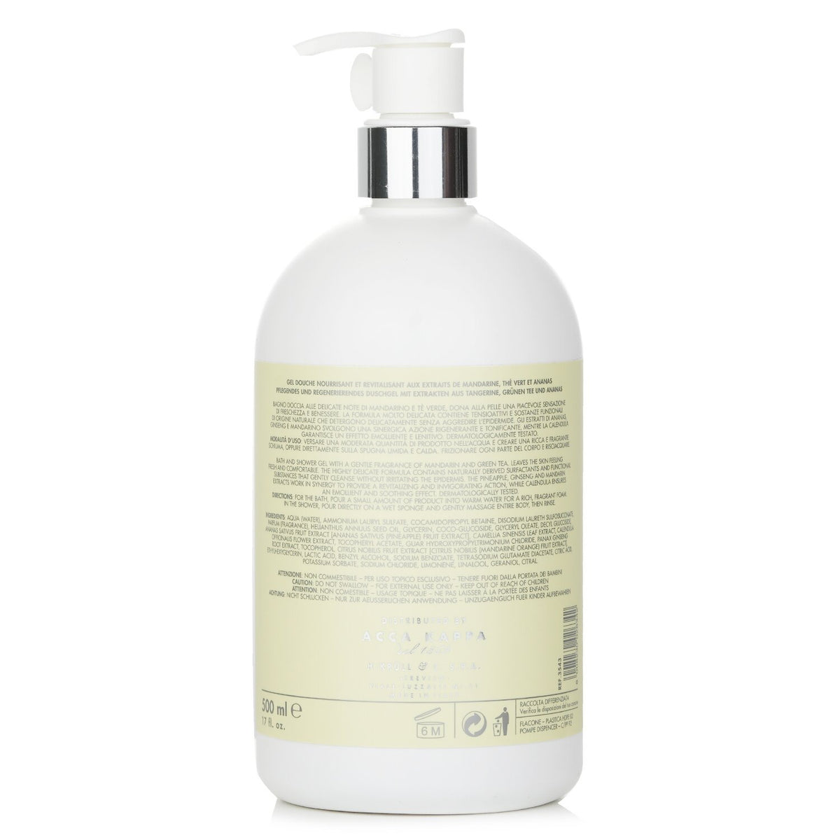 Acca Kappa - Mandarin & Green Tea Bath & Shower Gel - 500ml/17oz