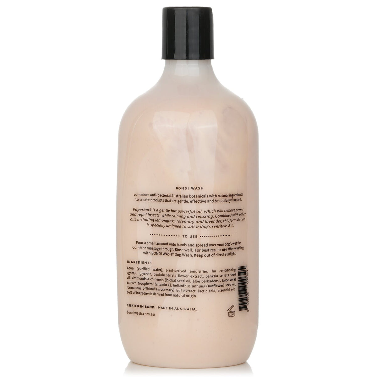 BONDI WASH - Dog Conditioner (Paperbark & Lemongrass) - 500ml/16.9oz