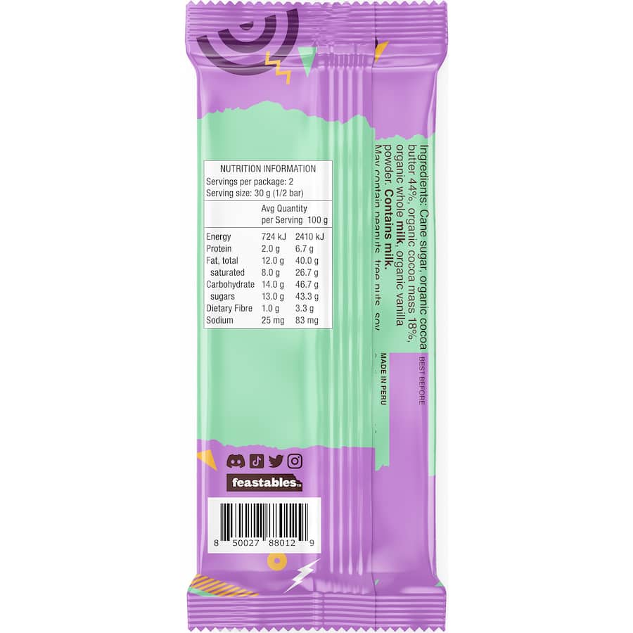 Feastables Mr Beast Chocolate Block Milk Chocolate 60g