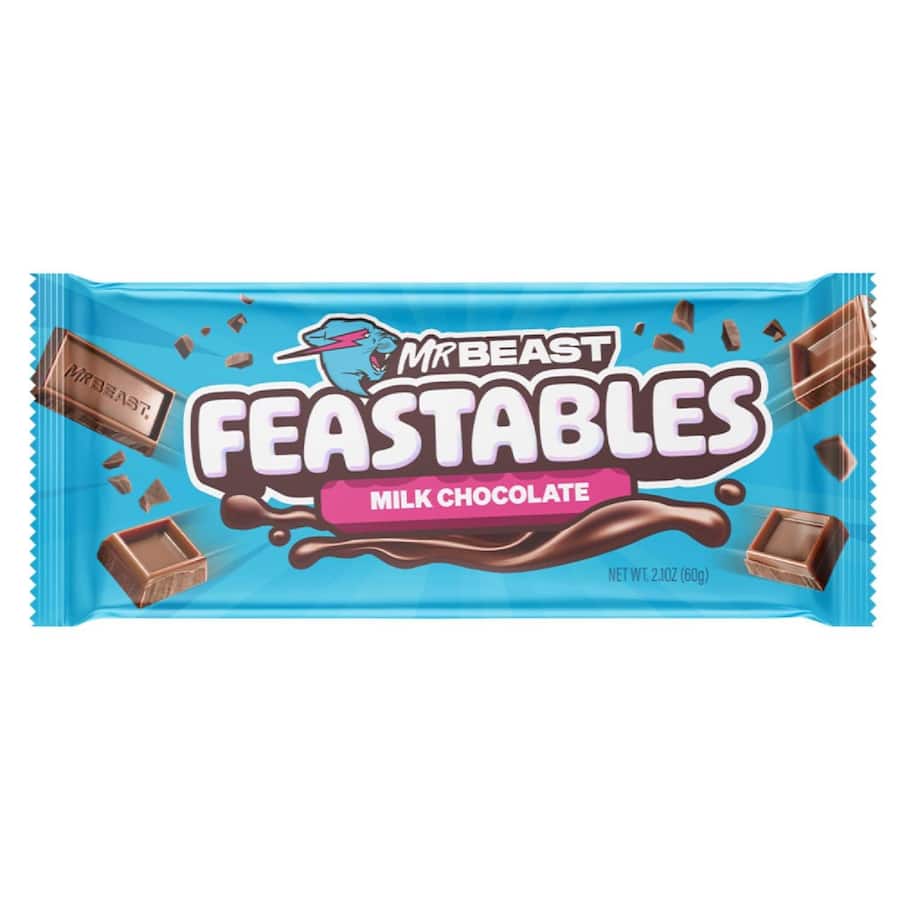 Feastables Mr Beast Chocolate Block Milk Chocolate 60g