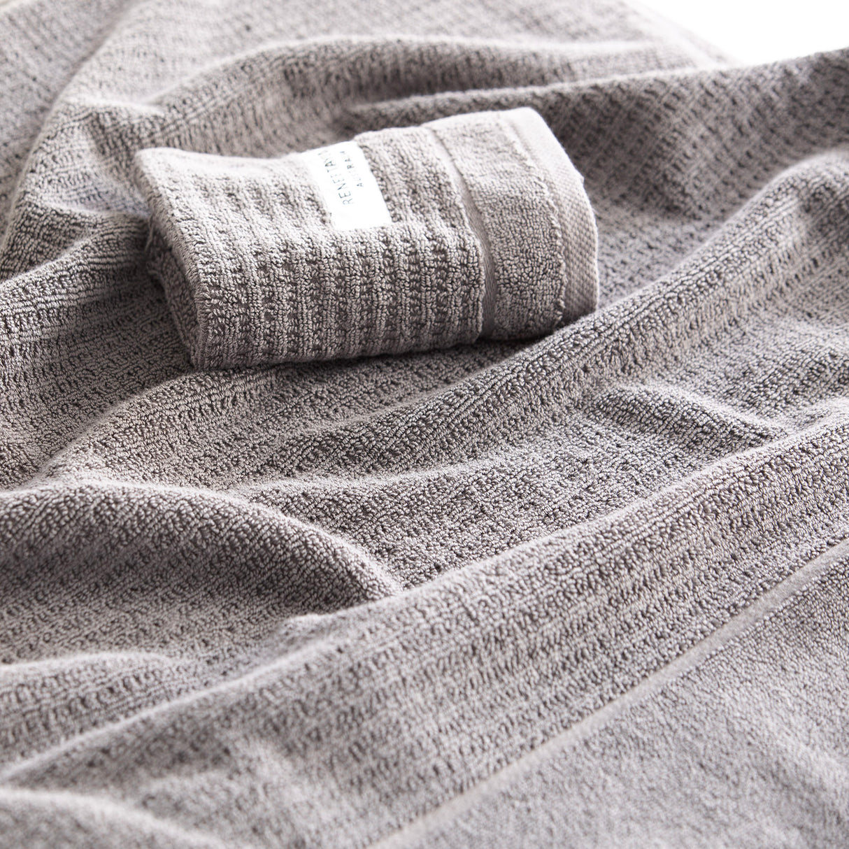 Renee Taylor Cambridge 650 GSM Textured 7 Piece Fossil