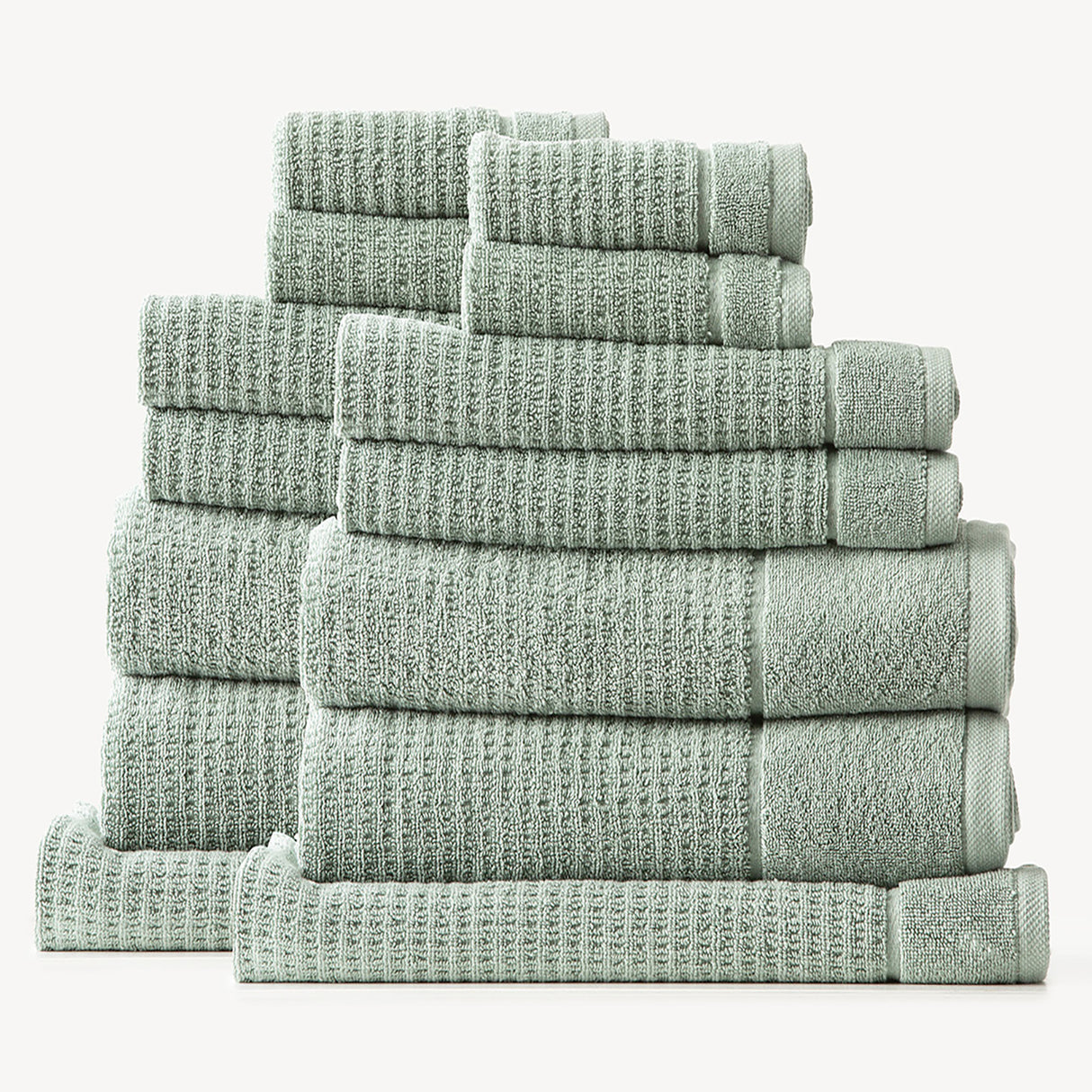 Renee Taylor Cambridge 650 GSM Textured 14 Piece Eucalyptus
