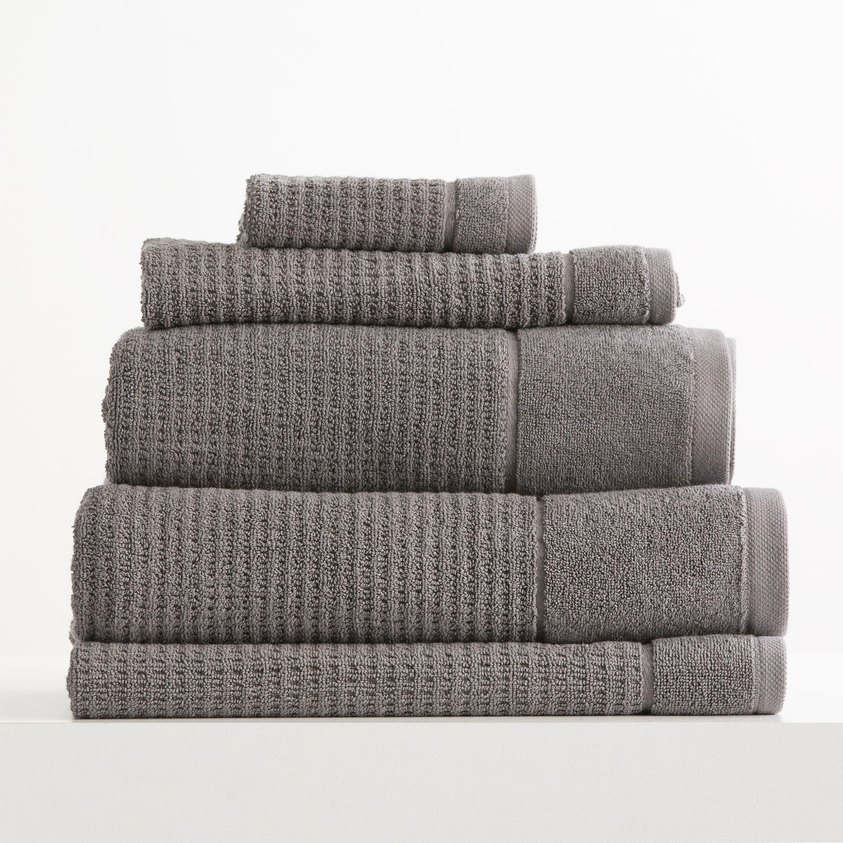 Renee Taylor Cambridge 650 GSM Textured 5 Piece pack Fossil