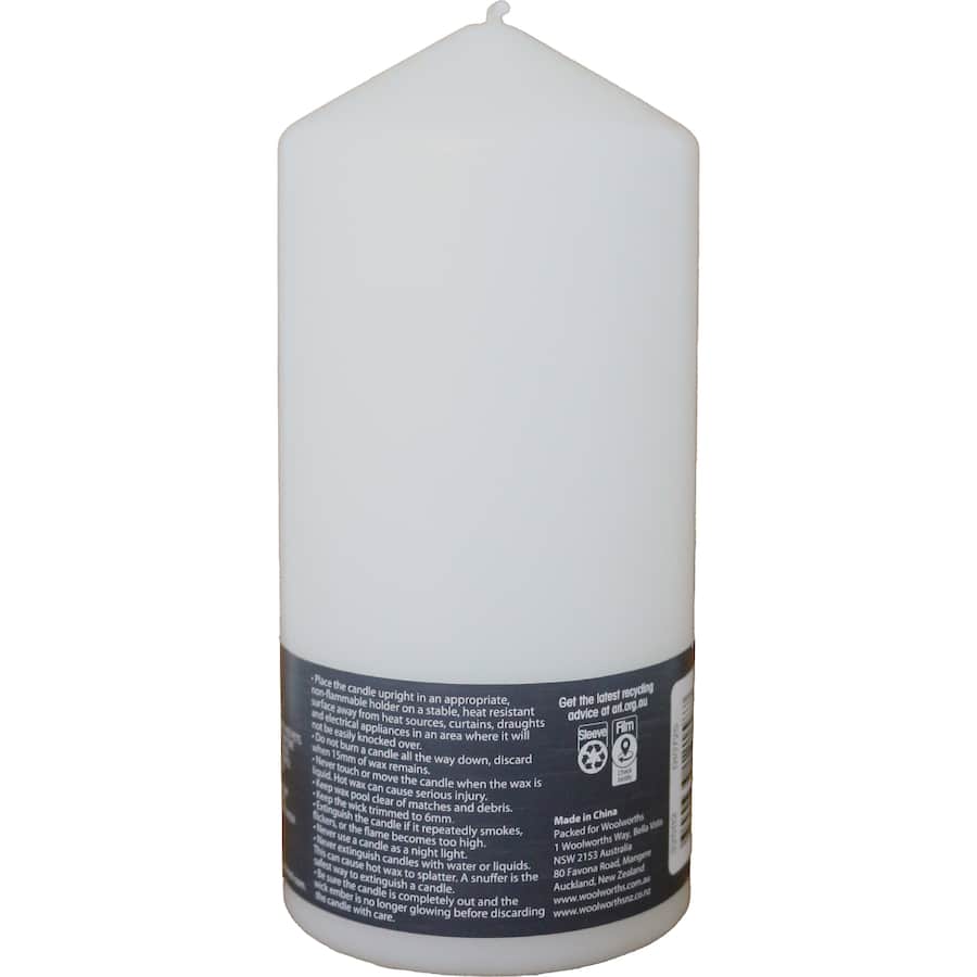 Inspire Candle Pillar 150mm x 68mm