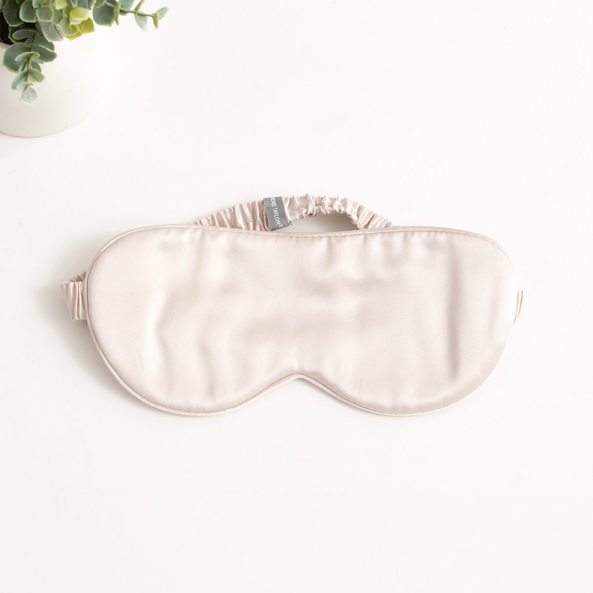 Renee Taylor 100% Mulberry Silk Eye Mask Sand