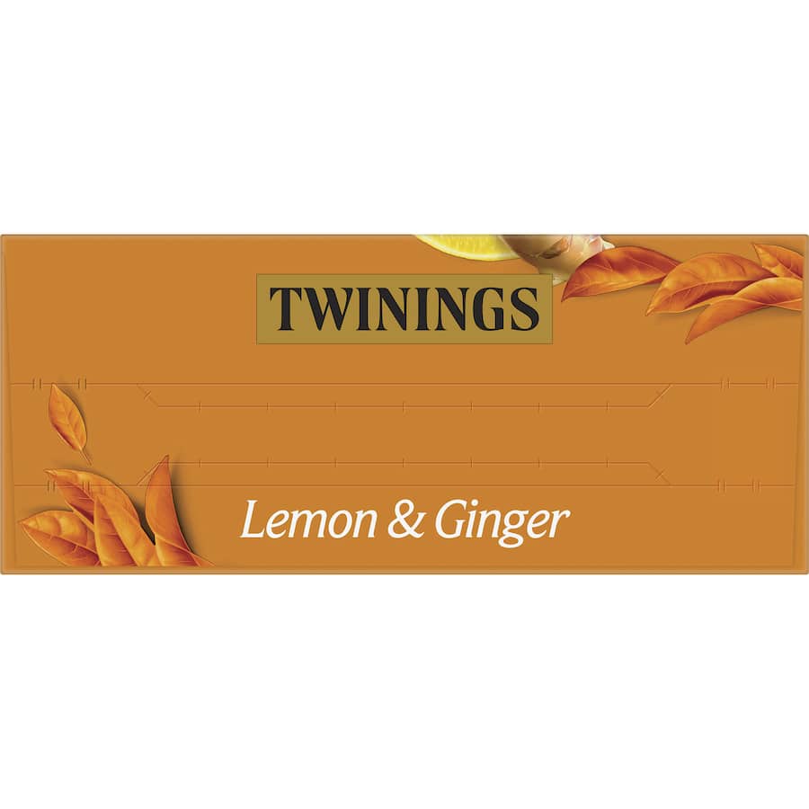 Twinings Tea Herbal Tea Lemon & Ginger 60g Bags 40pack