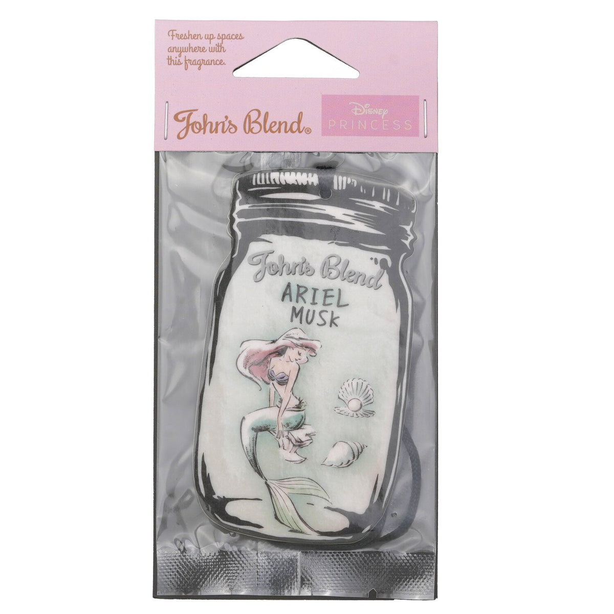 John's Blend - Disney Princess Air Freshener - Ariel Musk - 1pc