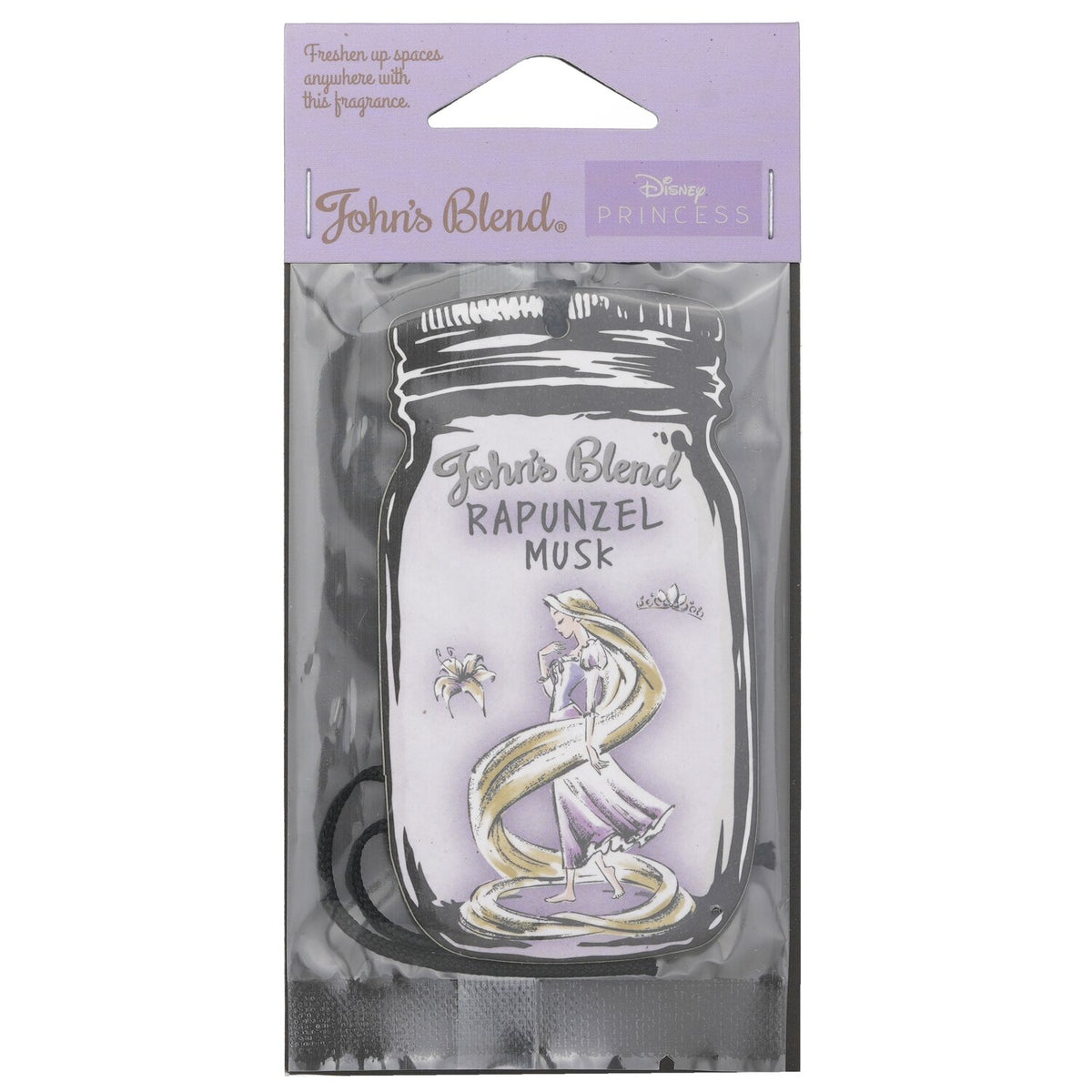 John's Blend - Disney Princess Air Freshener - Rapunzel Musk - 1pc