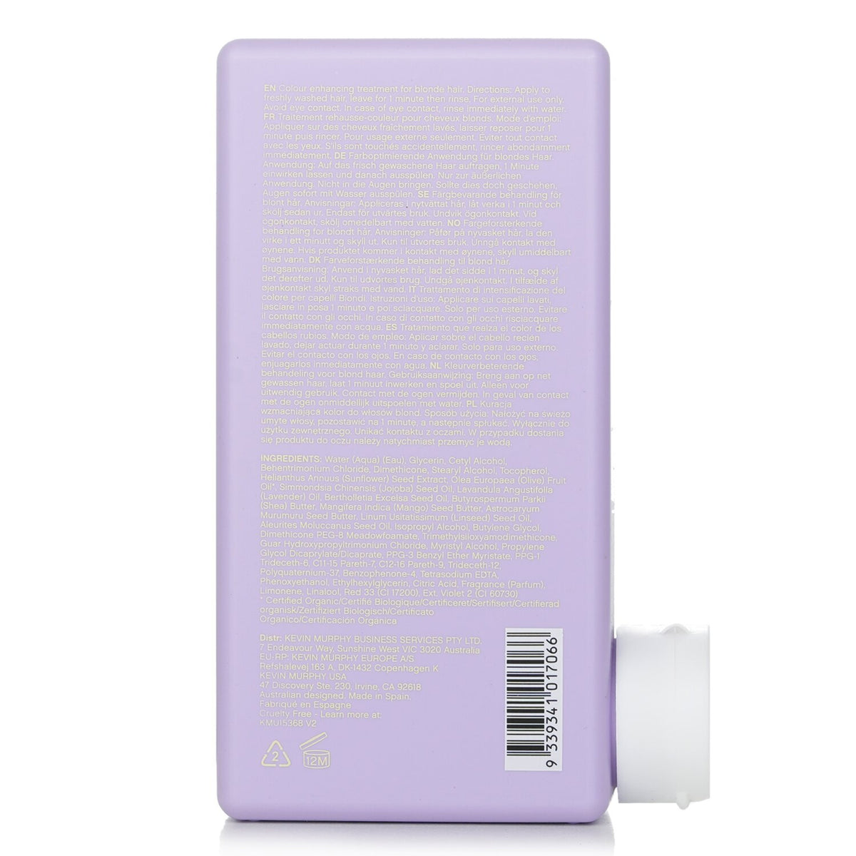 Kevin.Murphy - Blonde.Angel (Colour Enhancing Treatment For Blonde Hair) - 250m